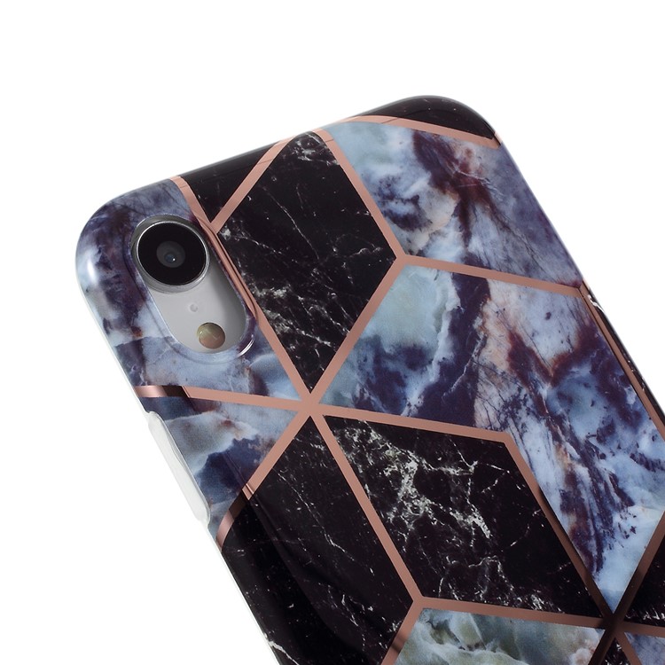 Modello di Marmo IMD TPU Shell Case Per Iphone XR 6,1 Pollici - Stile a.