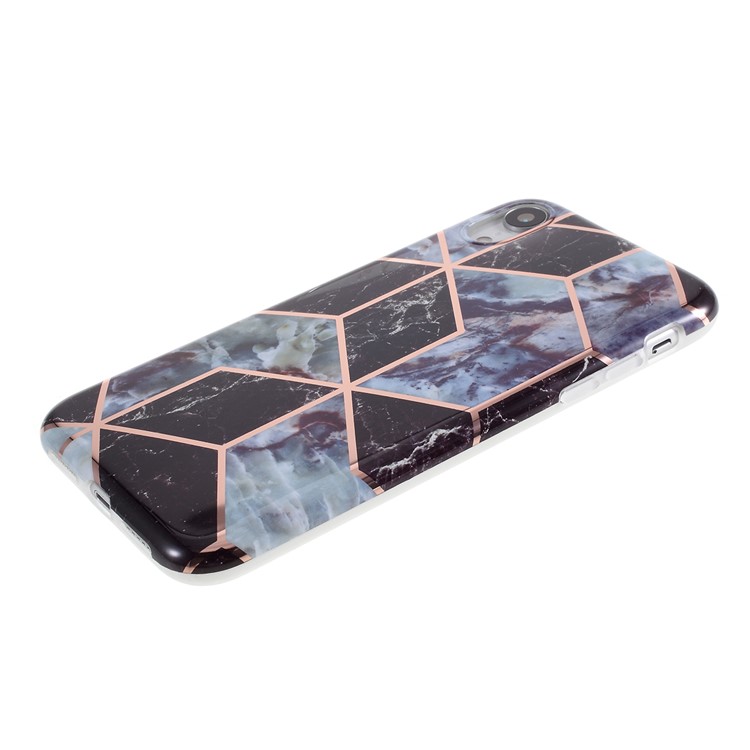 Marble Pattern IMD TPU Shell Case for iPhone XR 6.1 inch - Style A-5