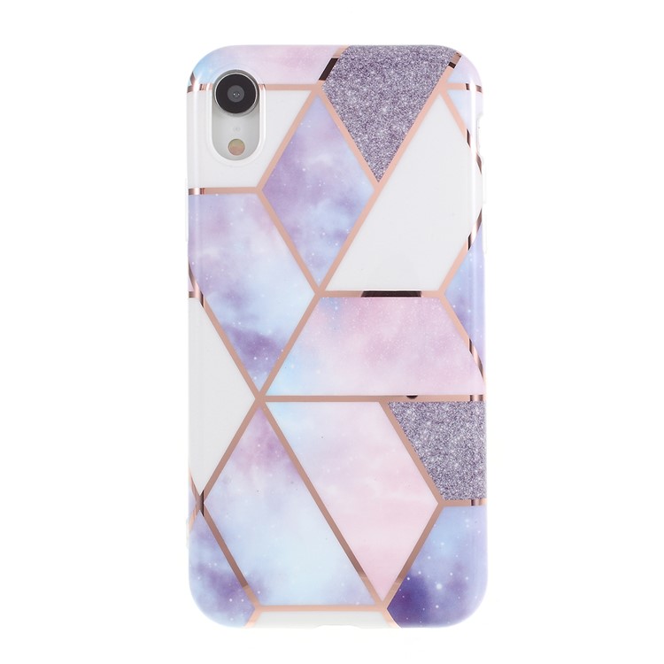Marble Pattern IMD TPU Shell Case for iPhone XR 6.1 inch - Style C-1