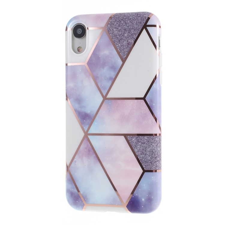 Marble Pattern IMD TPU Shell Case for iPhone XR 6.1 inch - Style C-2