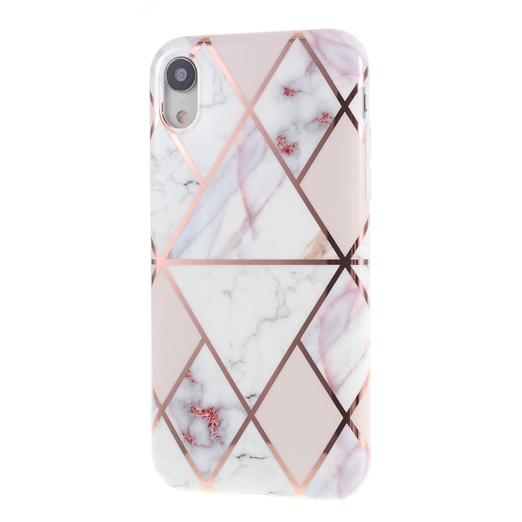 Marble Pattern IMD TPU Shell Case for iPhone XR 6.1 inch - Style D-2