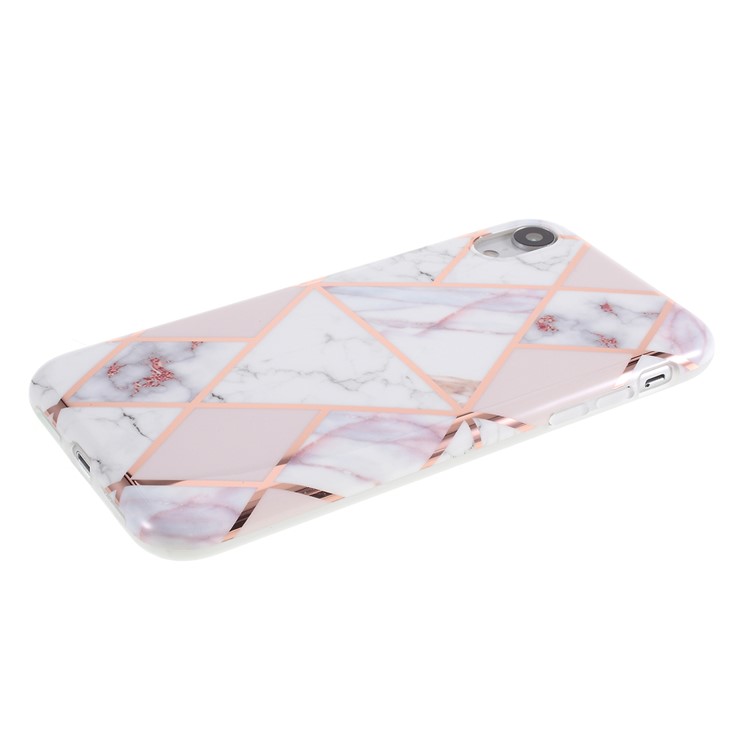 Marble Pattern IMD TPU Shell Case for iPhone XR 6.1 inch - Style D-3