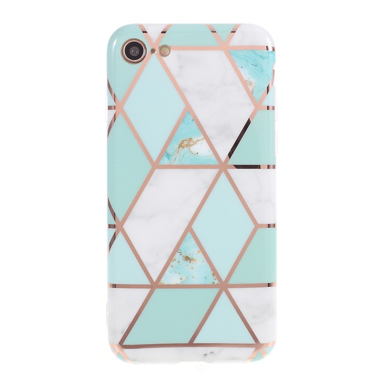Marble Pattern IMD TPU Back Case for iPhone SE 2nd Gen (2020)/7/8 4.7-inch - Style E-1