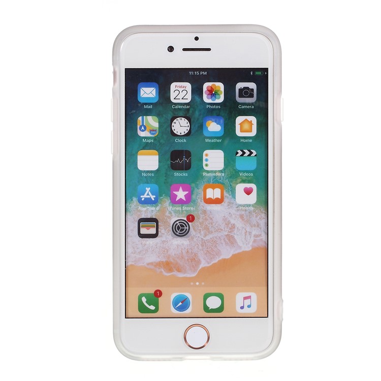 Marble Pattern IMD TPU Back Case for iPhone SE 2nd Gen (2020)/7/8 4.7-inch - Style E-5