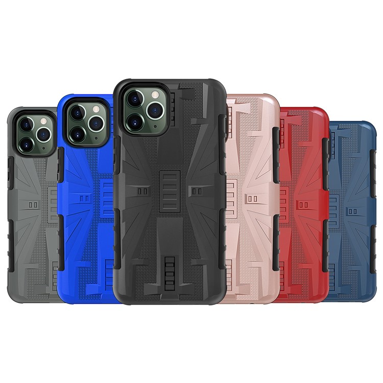 Shock Resistant Plastic + TPU Phone Cover Case for iPhone 11 Pro Max 6.5-inch - Black-10