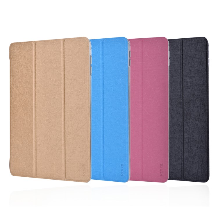VOUNI Phantom Series Tri-fold Stand Leather Case for iPad Pro 9.7 inch - Black-3