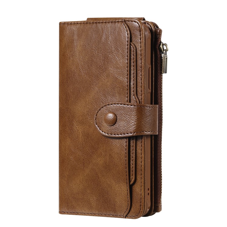 Vintage Style Multifunctional PU Leather Wallet Phone Case Cover for iPhone 11 Pro 5.8-inch - Brown-10