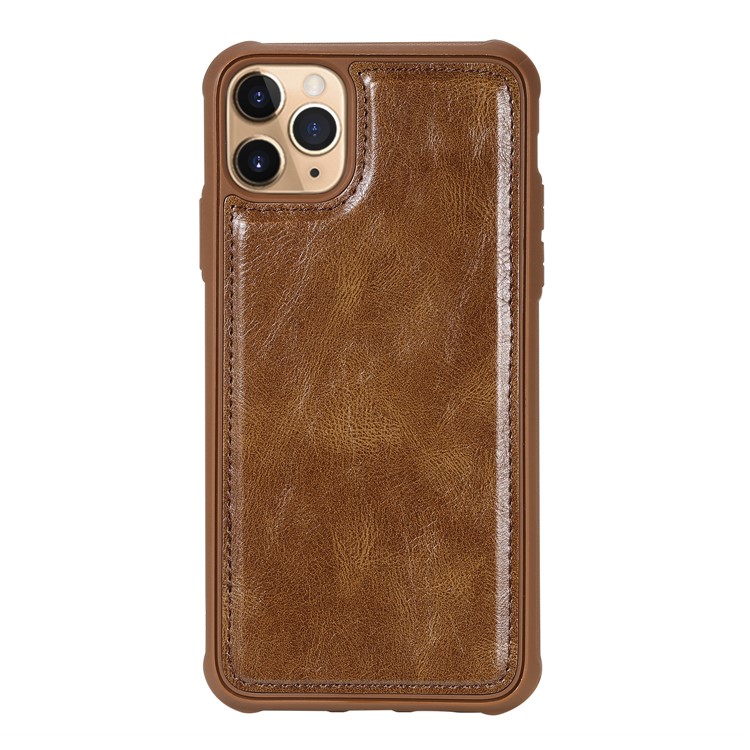 Vintage Style Multifunctional Leather Stand Wallet Phone Case Cover for iPhone 11 Pro Max 6.5-inch - Brown-14