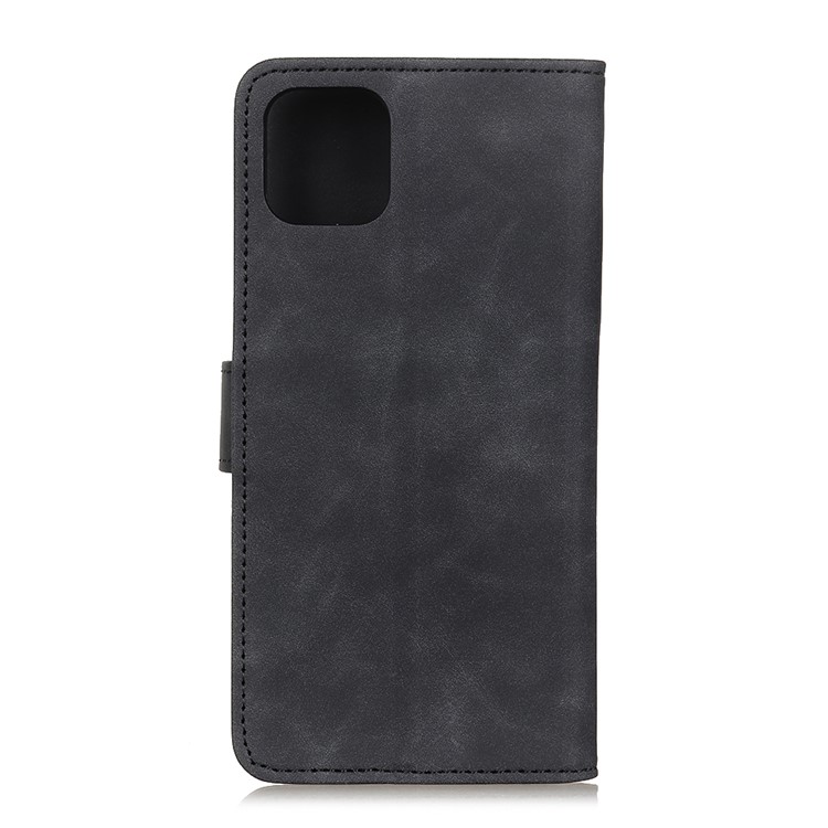 KHAZNEH Retro Style Stand Magnetic Leather Wallet Cover for iPhone 11 Pro 5.8 inch - Black-2