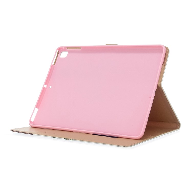 Printing PU Leather Wallet Tablet Cover for iPad Air (2013)/Air 2/Pro 9.7 inch (2016)/9.7-inch (2017)/9.7-inch (2018) - Pink Flower-5