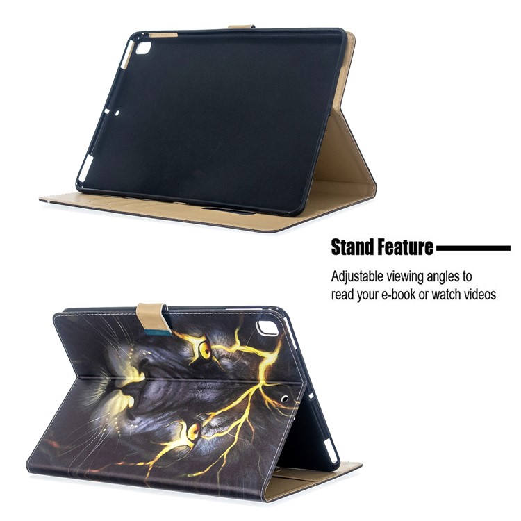 Printing PU Leather Wallet Tablet Cover for iPad Air (2013)/Air 2/Pro 9.7 inch (2016)/9.7-inch (2017)/9.7-inch (2018) - Lion-10