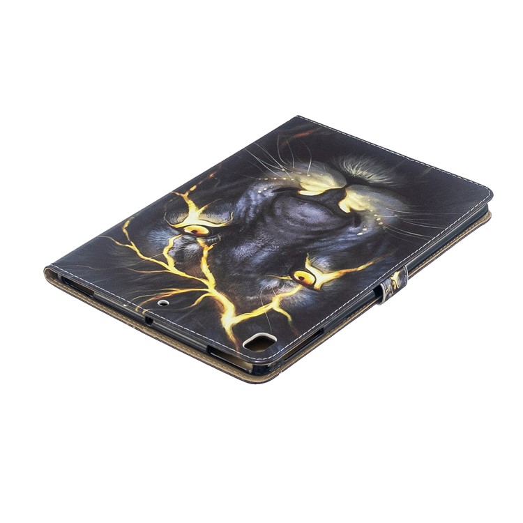 Printing PU Leather Wallet Tablet Cover for iPad Air (2013)/Air 2/Pro 9.7 inch (2016)/9.7-inch (2017)/9.7-inch (2018) - Lion-7