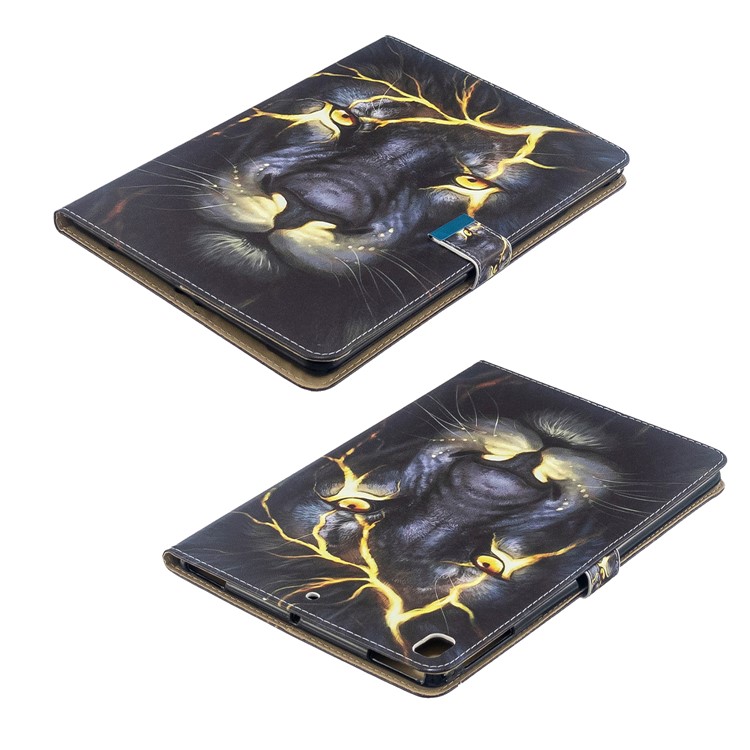 Printing PU Leather Wallet Tablet Cover for iPad Air (2013)/Air 2/Pro 9.7 inch (2016)/9.7-inch (2017)/9.7-inch (2018) - Lion-8