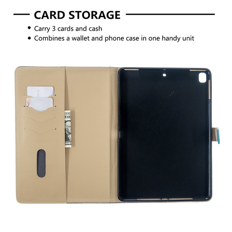 Printing PU Leather Wallet Tablet Cover for iPad Air (2013)/Air 2/Pro 9.7 inch (2016)/9.7-inch (2017)/9.7-inch (2018) - Butterfly-9