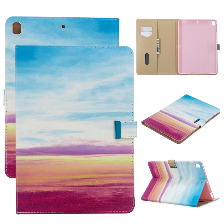 Printing PU Leather Wallet Tablet Cover for iPad Air (2013)/Air 2/Pro 9.7 inch (2016)/9.7-inch (2017)/9.7-inch (2018) - Colorful Land-1