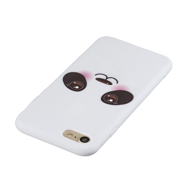 Cassa Del Telefono TPU Stampa Modello Con La Cinghia Del Silicone Per Iphone 7/8 - Bianca-4