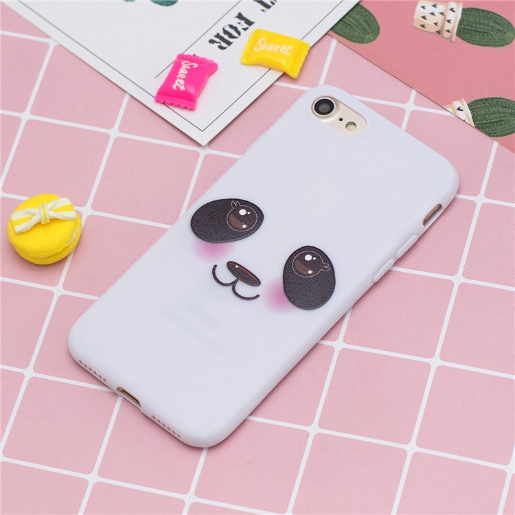 Cassa Del Telefono TPU Stampa Modello Con La Cinghia Del Silicone Per Iphone 7/8 - Bianca-7