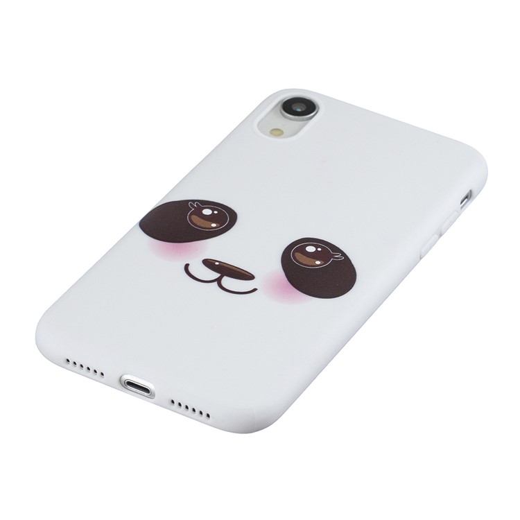 Pattern Printing TPU Cellphone Cover with Silicone Strap for iPhone XR 6.1 inch - Cute Animal-3