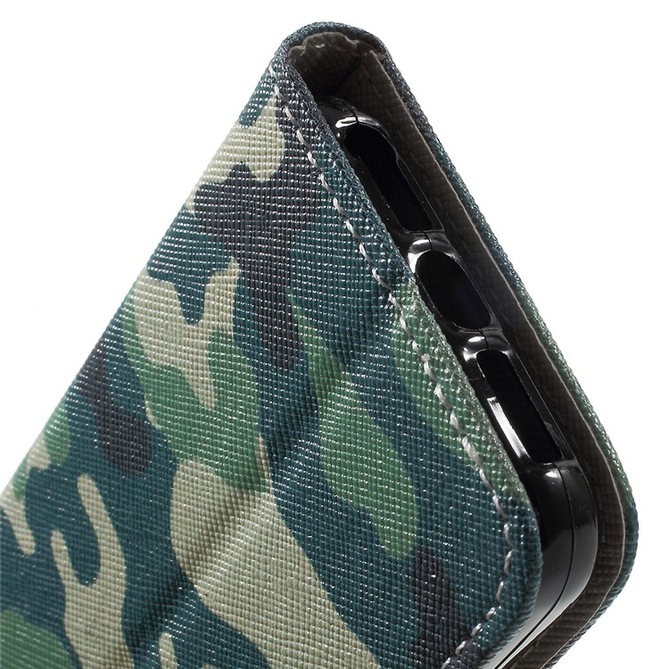 Portemonnaie Stand Ledertasche Für IPhone Se / 5s / 5 - Tarnmuster-8