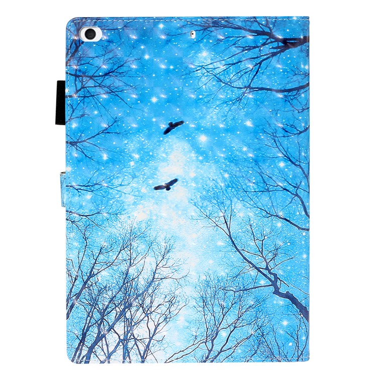 Light Spot Decor Pattern Printing Leather Cover for iPad mini (2019) 7.9 inch/4/3/2/1 - Winter Forest-2