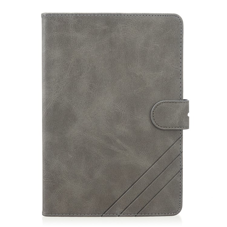 Auto Wake Sleep Stand Smart Leather Tablet Cover Casing for Apple iPad mini 1/2/3/4/(2019) 7.9 inch - Grey-2