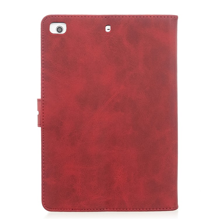 Auto Wake Sleep Stand Smart Leather Tablet Cover Casing for Apple iPad mini 1/2/3/4/(2019) 7.9 inch - Red-3