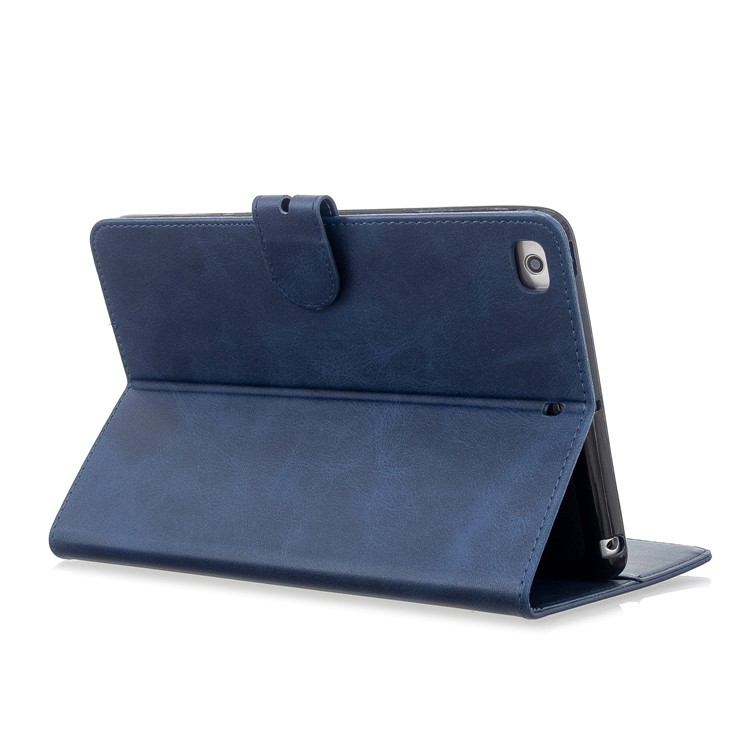 Auto Wake Sleep Stand Smart Leather Tablet Cover Casing for Apple iPad mini 1/2/3/4/(2019) 7.9 inch - Blue-5