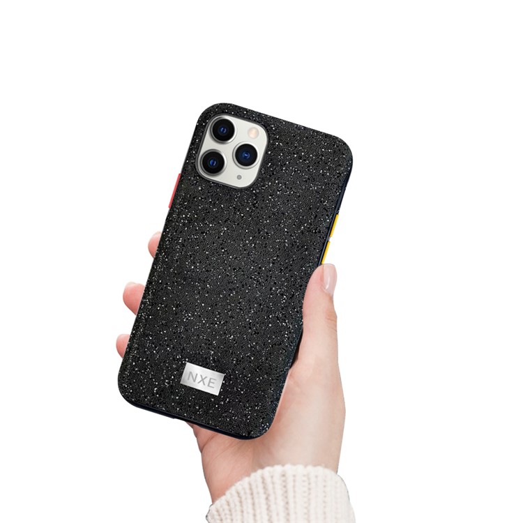 NXE Rhinestone Decoration PC Back Cell Phone Case Cover for iPhone 11 Pro 5.8 inch - Black-5