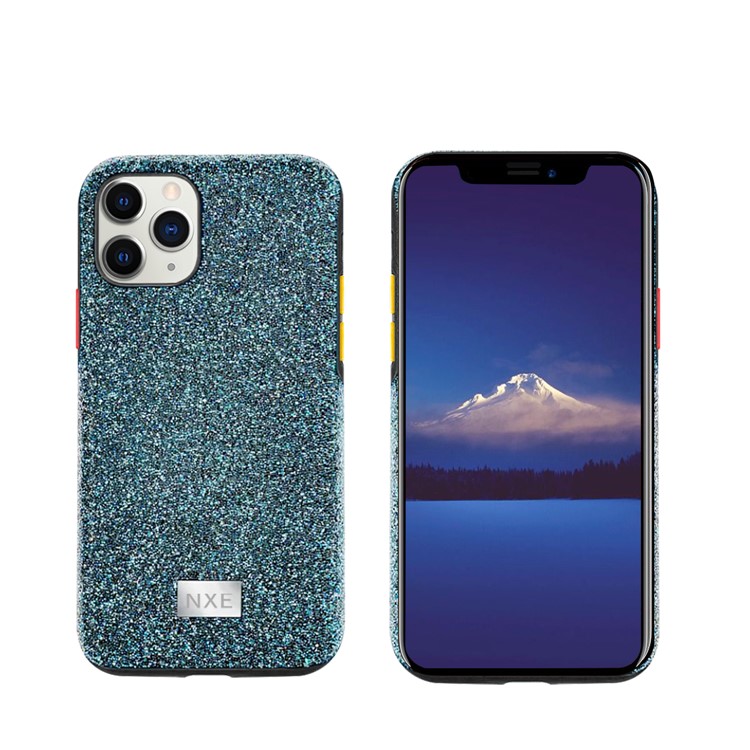 

NXE Rhinestone Decoration PC Back Phone Case Shell for iPhone 11 Pro Max 6.5 inch - Blue, iPhone 11 Pro Max 6.5 inch