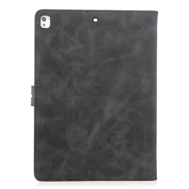 Auto Wake Sleep Leather Stand Tablet Cover for Apple iPad 9.7-inch (2018)/(2017) / iPad Pro 9.7 inch (2016)/ iPad Air/Air 2 - Black-3