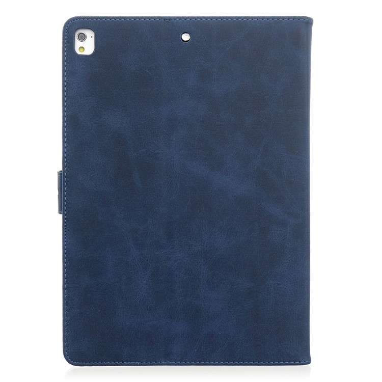 Auto Wake Sleep Leather Stand Tablet Cover for Apple iPad 9.7-inch (2018)/(2017) / iPad Pro 9.7 inch (2016)/ iPad Air/Air 2 - Blue-3