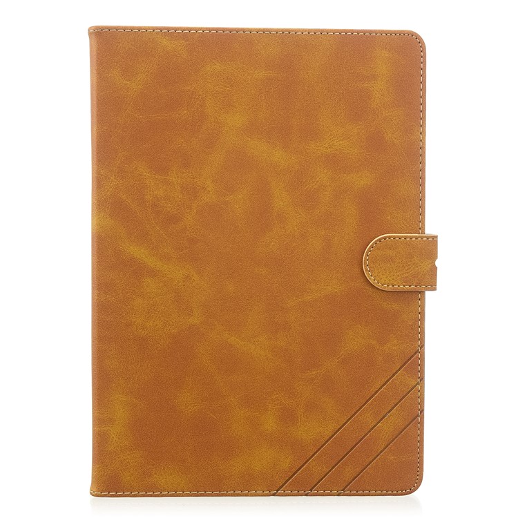 Auto Wake Sleep Leather Stand Tablet Cover for Apple iPad 9.7-inch (2018)/(2017) / iPad Pro 9.7 inch (2016)/ iPad Air/Air 2 - Yellow-2