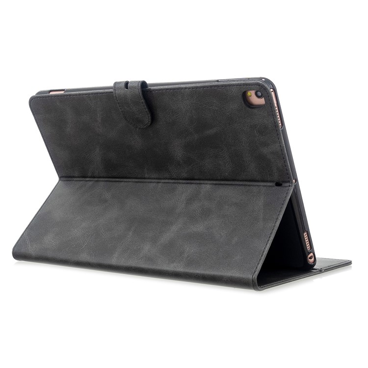 El Caso De Cuero Del Sueño De La Tableta Soporte Estela De Auto Para Ipad 10.2 (2019) / Ipad Aire 10.5 Pulgadas (2019) / Ipad Pro De 10,5 Pulgadas (2017) - Negro-4