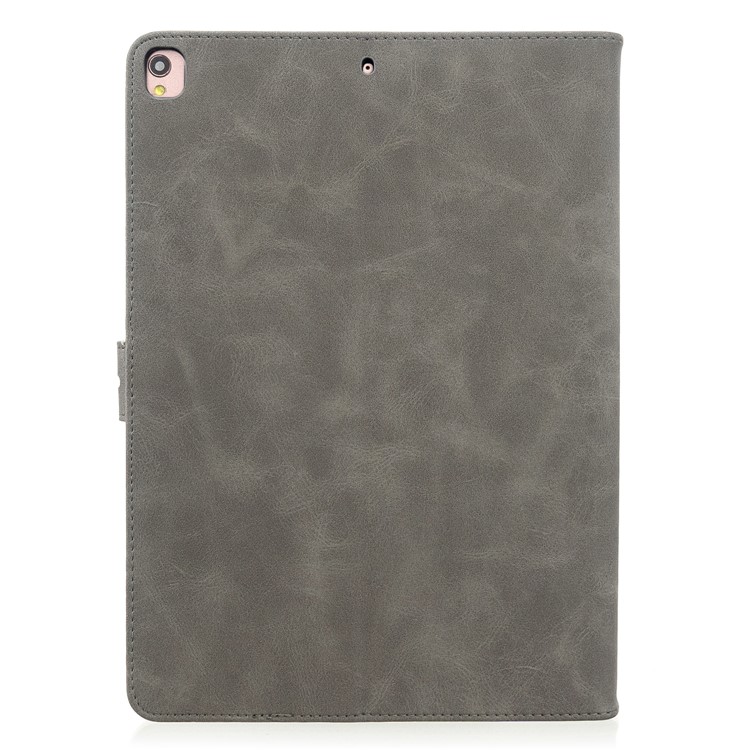 Auto Wake Sleep Leather Stand Tablet Case for iPad 10.2 (2019)/iPad Air 10.5 inch (2019)/iPad Pro 10.5-inch (2017) - Grey-3