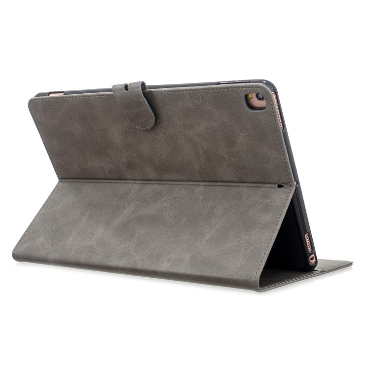 Auto Wake Sleep Leather Stand Tablet Case for iPad 10.2 (2019)/iPad Air 10.5 inch (2019)/iPad Pro 10.5-inch (2017) - Grey-4