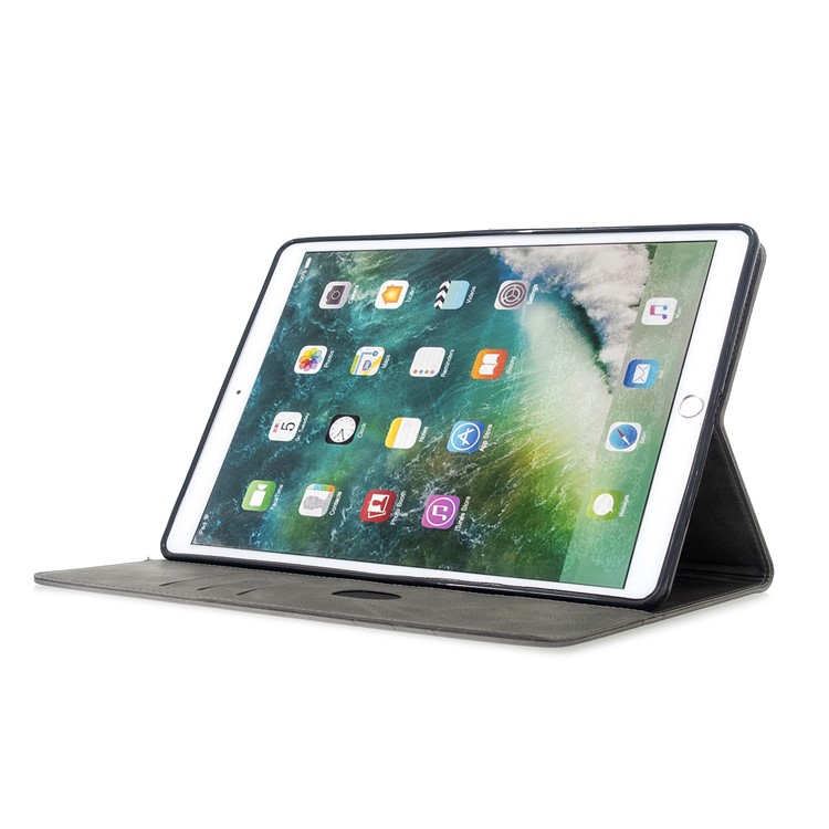 Auto Wake Sleep Leather Stand Tablet Case for iPad 10.2 (2019)/iPad Air 10.5 inch (2019)/iPad Pro 10.5-inch (2017) - Grey-5