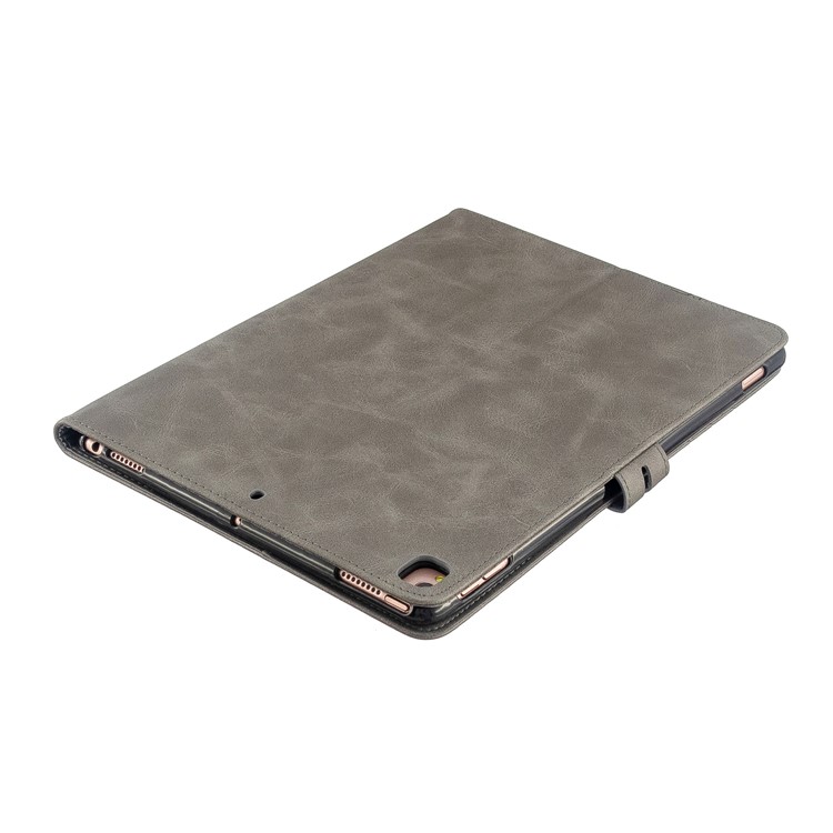Auto Wake Sleep Leather Stand Tablet Case for iPad 10.2 (2019)/iPad Air 10.5 inch (2019)/iPad Pro 10.5-inch (2017) - Grey-7