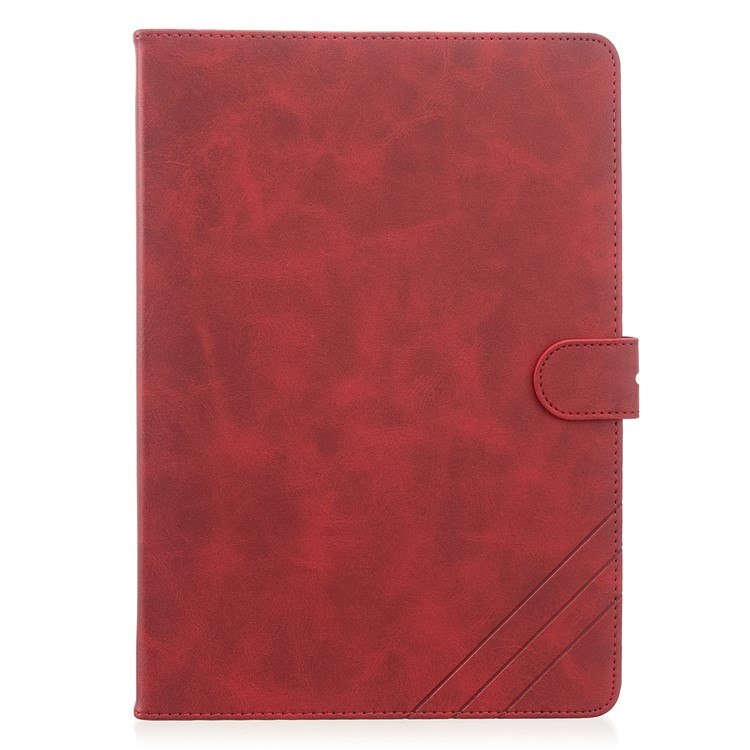 Auto Wake Sleep Leather Stand Tablet Case for iPad 10.2 (2019)/iPad Air 10.5 inch (2019)/iPad Pro 10.5-inch (2017) - Red-2