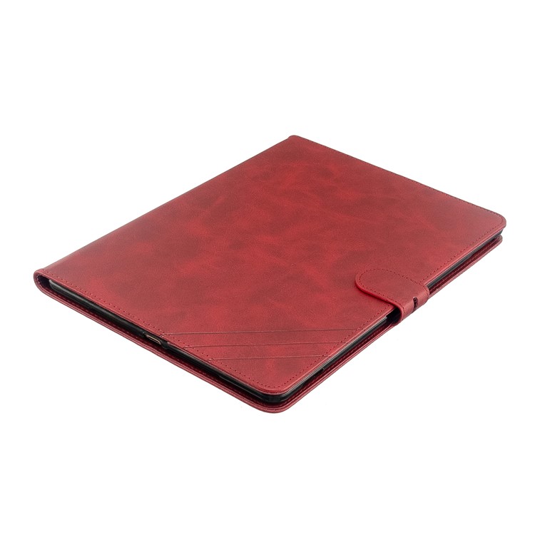 Auto Wake Sleep Leather Stand Tablet Case for iPad 10.2 (2019)/iPad Air 10.5 inch (2019)/iPad Pro 10.5-inch (2017) - Red-6