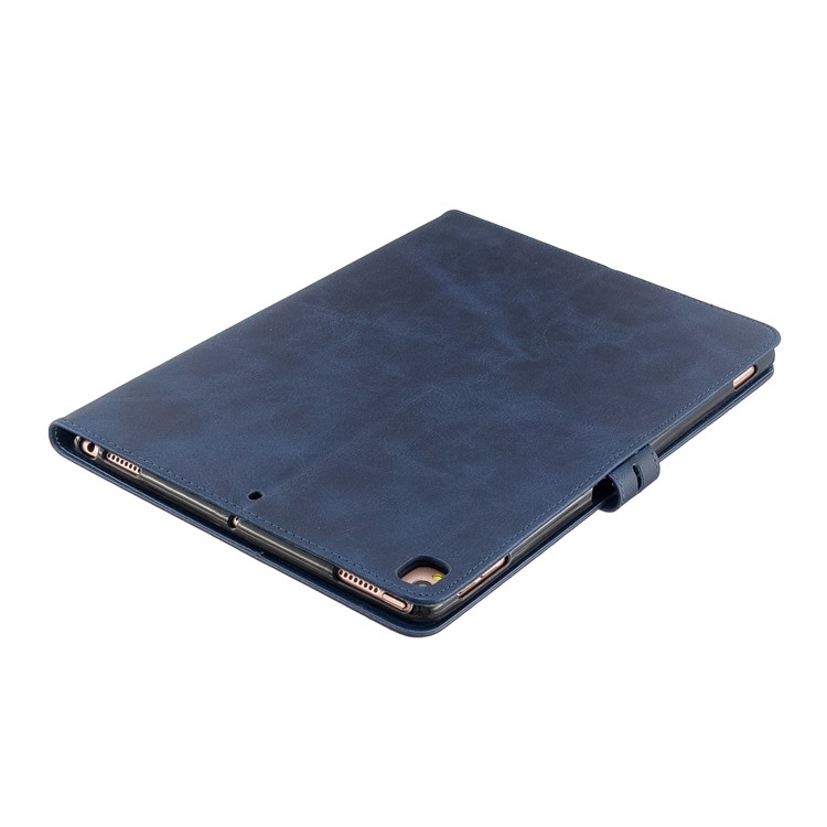Auto Wake Sleep Leather Stand Tablet Case for iPad 10.2 (2019)/iPad Air 10.5 inch (2019)/iPad Pro 10.5-inch (2017) - Blue-7