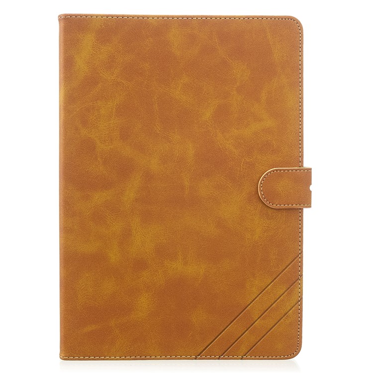 Auto Wake Sleep Leather Stand Tablet Case for iPad 10.2 (2019)/iPad Air 10.5 inch (2019)/iPad Pro 10.5-inch (2017) - Yellow-2