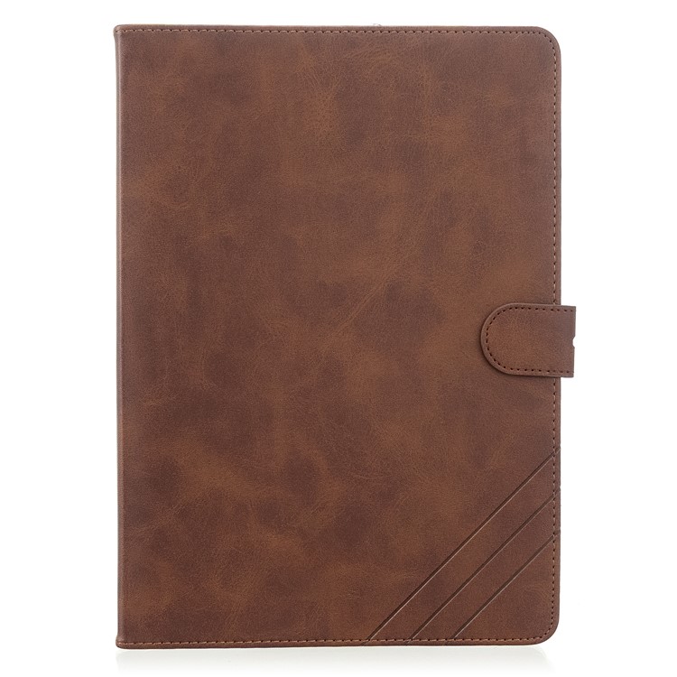 Auto Wake Sleep Leather Stand Tablet Case for iPad 10.2 (2019)/iPad Air 10.5 inch (2019)/iPad Pro 10.5-inch (2017) - Brown-2