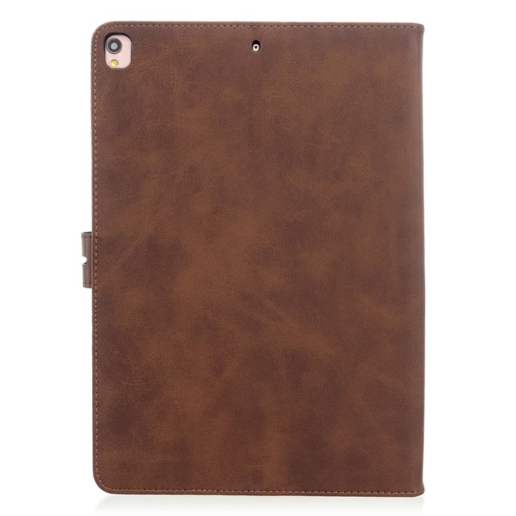 Auto Wake Sleep Leather Stand Tablet Case for iPad 10.2 (2019)/iPad Air 10.5 inch (2019)/iPad Pro 10.5-inch (2017) - Brown-3