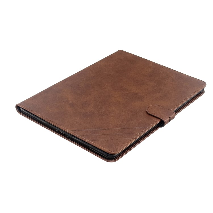 Auto Wake Sleep Leather Stand Tablet Case for iPad 10.2 (2019)/iPad Air 10.5 inch (2019)/iPad Pro 10.5-inch (2017) - Brown-6