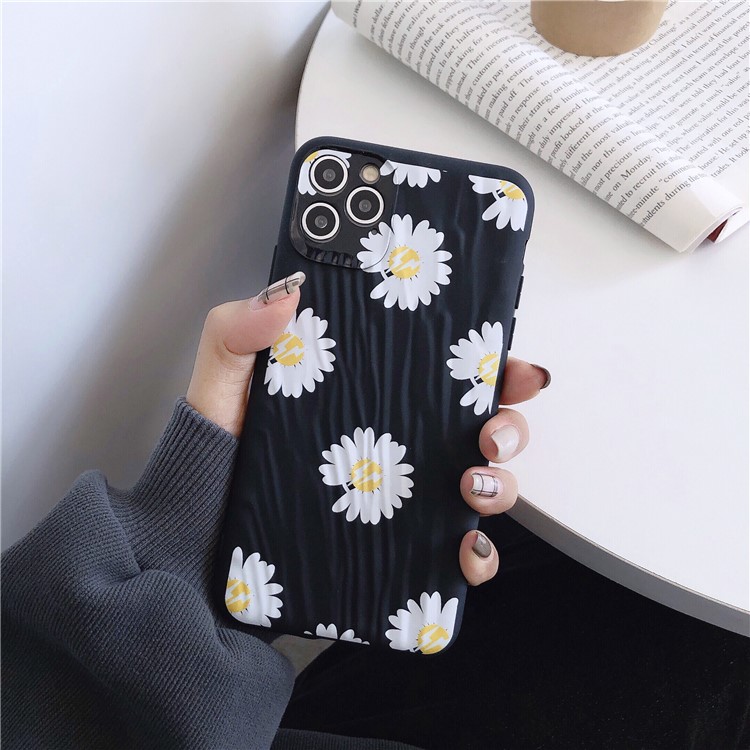 Quicksand Skin Daisy Printing TPU Cover for iPhone 11 Pro Max 6.5 inch-2