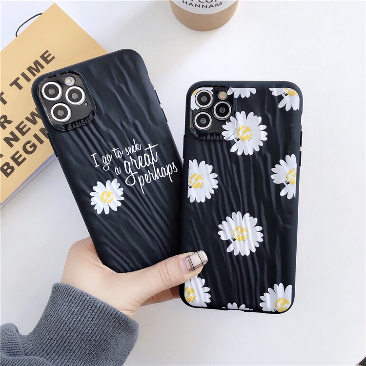 Quicksand Skin Daisy Printing TPU Cover for iPhone 11 Pro Max 6.5 inch-3