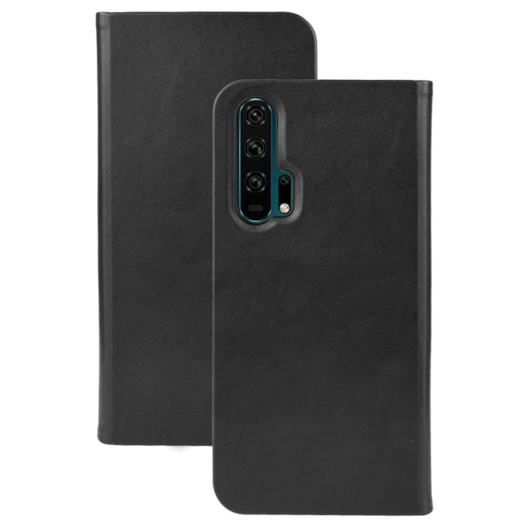 Ultra-thin RFID Blocking Anti Theft Card Slot Leather Case for Huawei Honor 20 Pro - Black-6