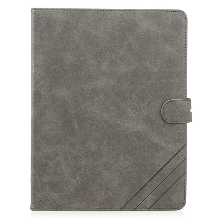 Auto Wake Sleep Stand Smart Leather Tablet Cover Casing for Apple iPad 2/3/4 - Grey-2