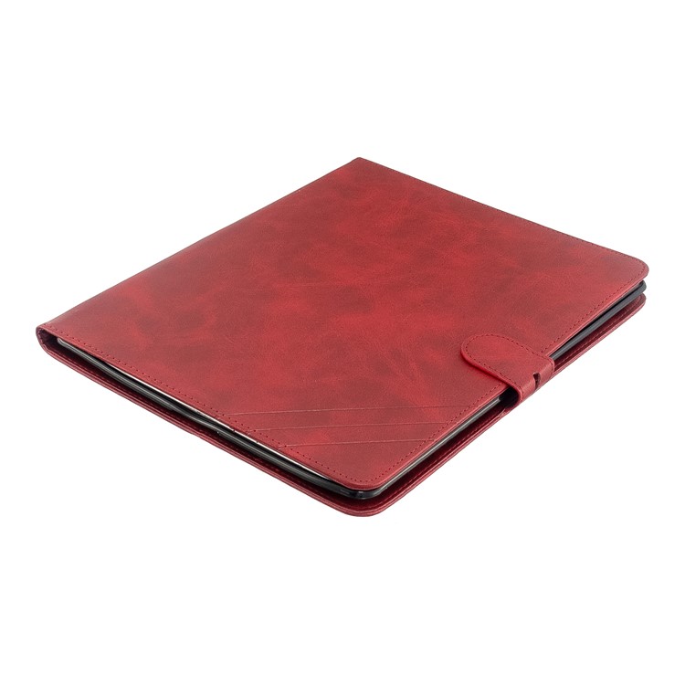 Auto Wake Sleep Stand Smart Leather Tablet Cover Casing for Apple iPad 2/3/4 - Red-6