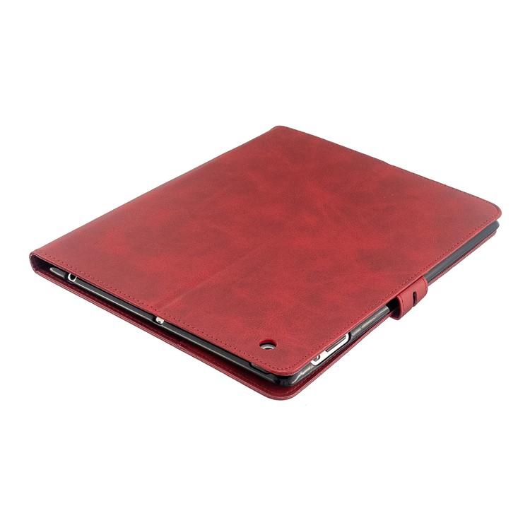 Auto Wake Sleep Stand Smart Leather Tablet Cover Casing for Apple iPad 2/3/4 - Red-7